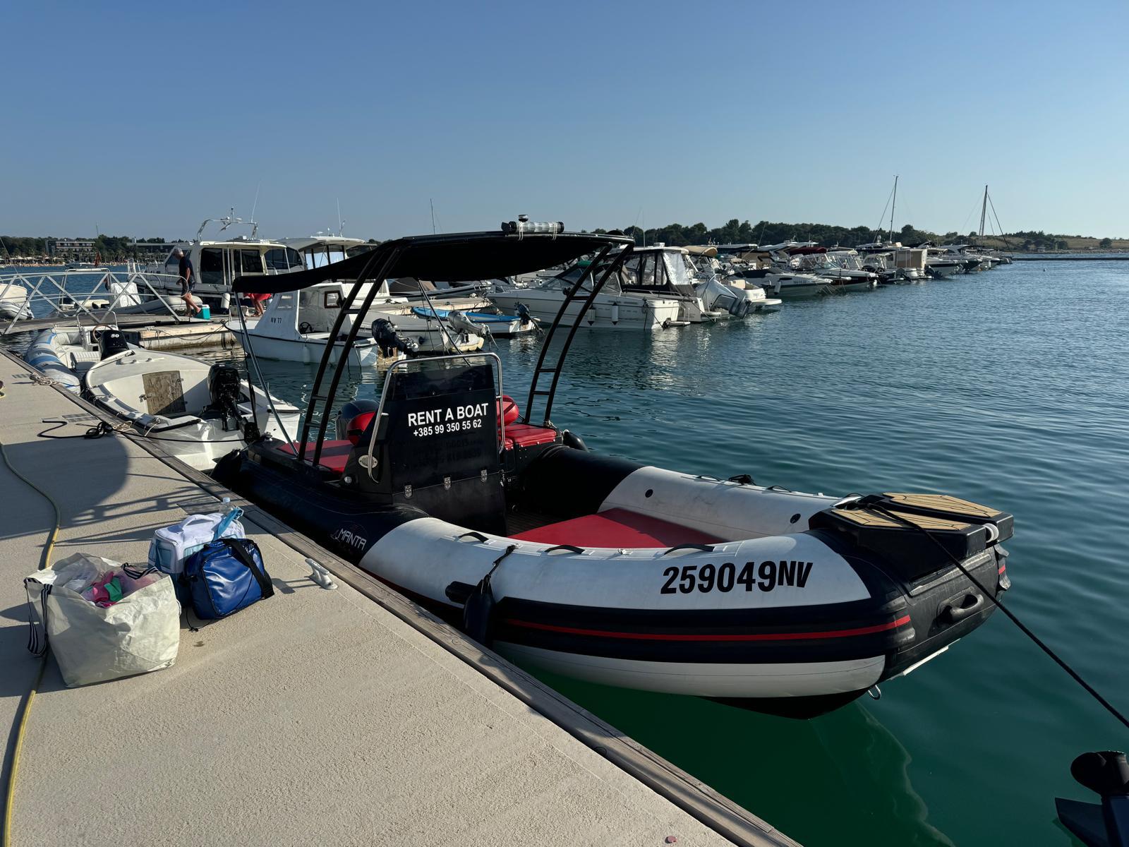 Manta 555 RIB – Yamaha 115, Novalja